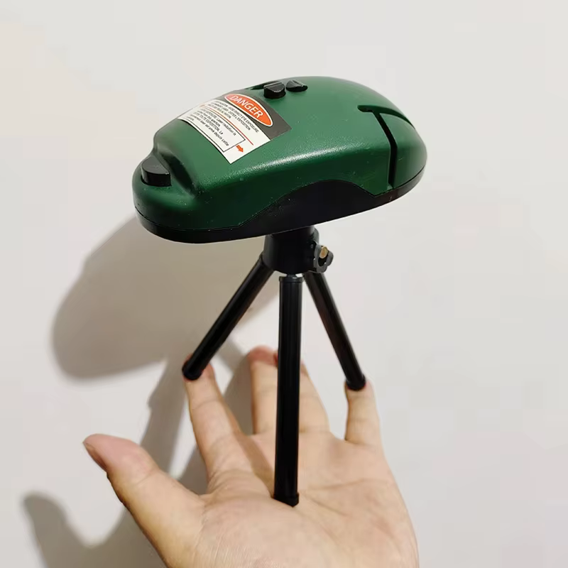Niveau Laser à 2 lignes avec support, souris verticale, ligne horizontale infrarouge, Angle droit, mesure de distance du niveau à bulle