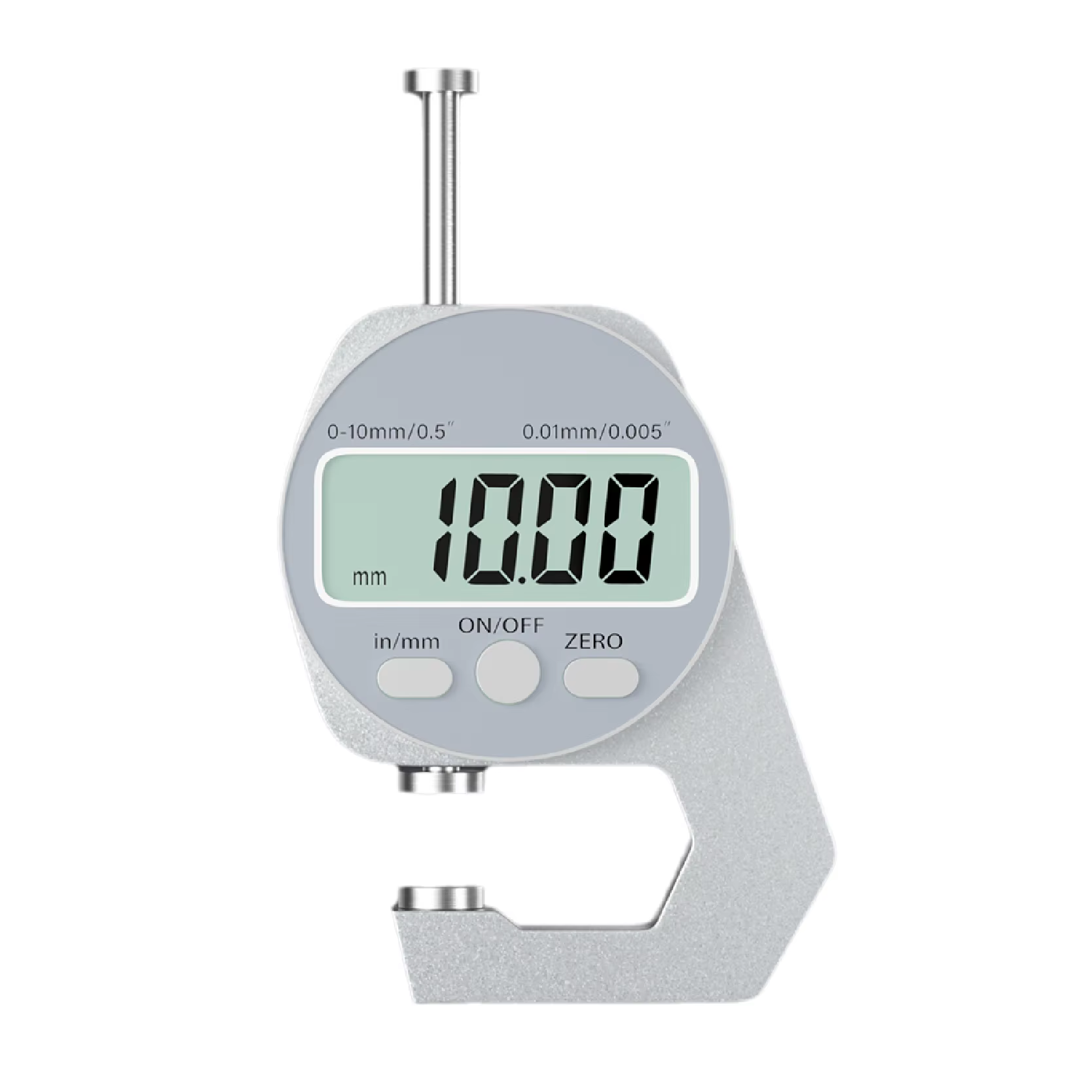 Jauge d'Épaisseur Digitale 0‑20mm Haute Précision Outil de Mesure Portable pour Film Feuilles Matériaux Utilisation Industrielle Type à Aiguille