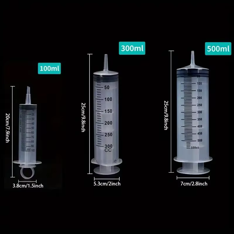 Seringue de 100/300/550 ml