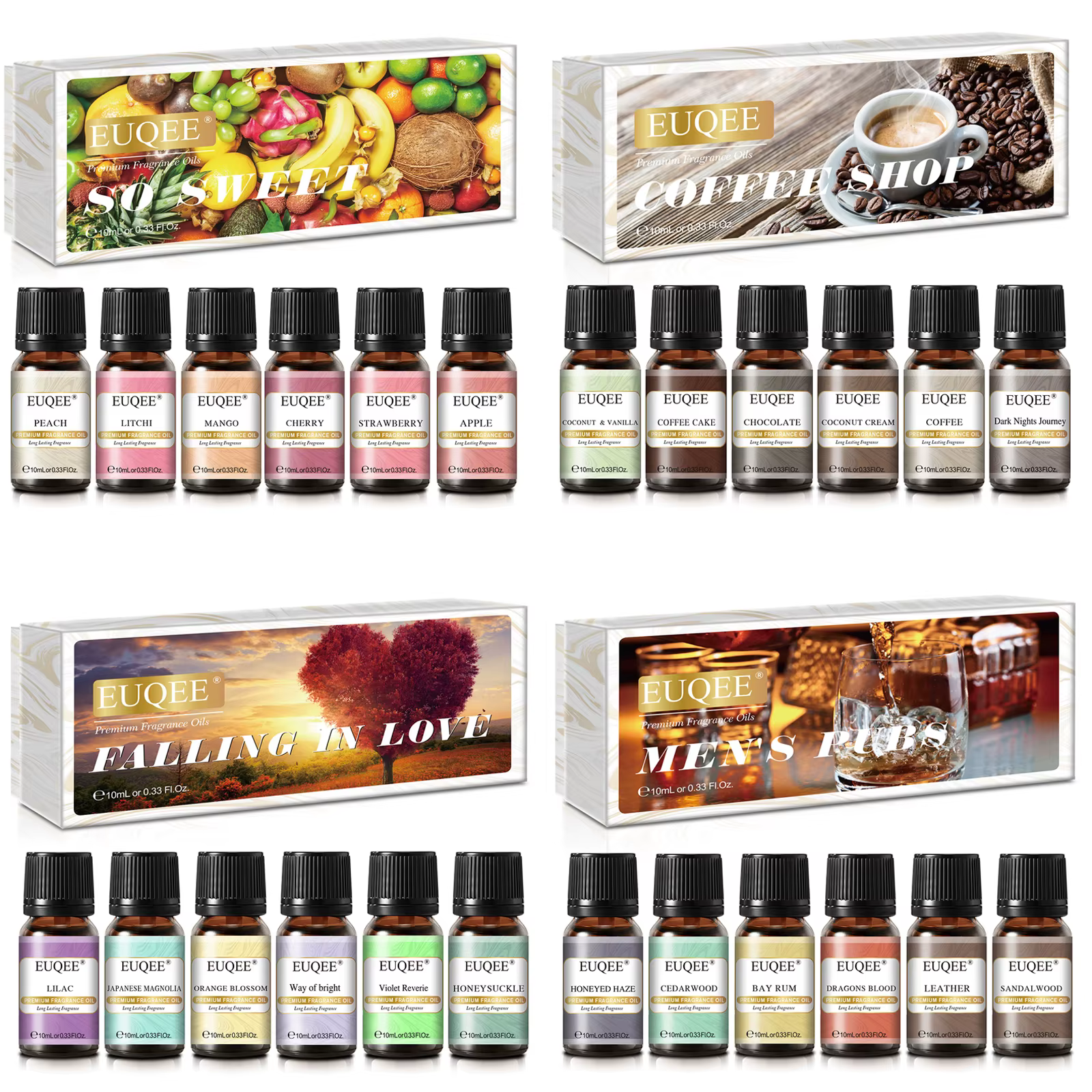 Coffret cadeau d'huile aromatique pour humidificateur