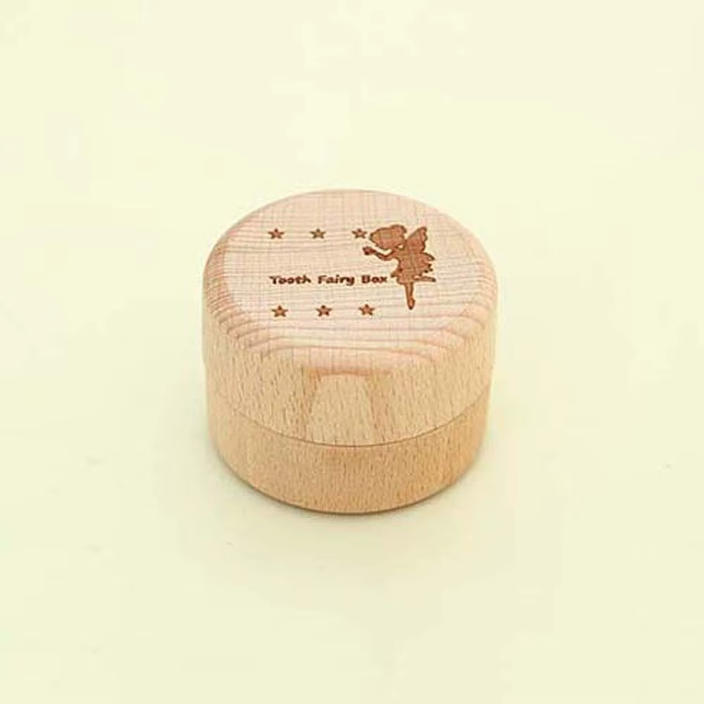 Boîte à dents de bébé en bois