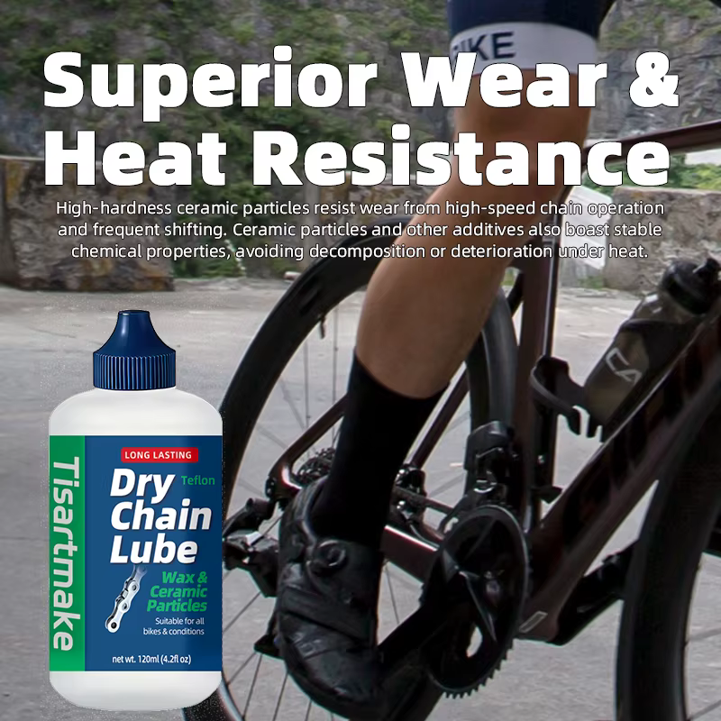 Huile de chaîne sèche cirée pour vélo de route et VTT 120 ml