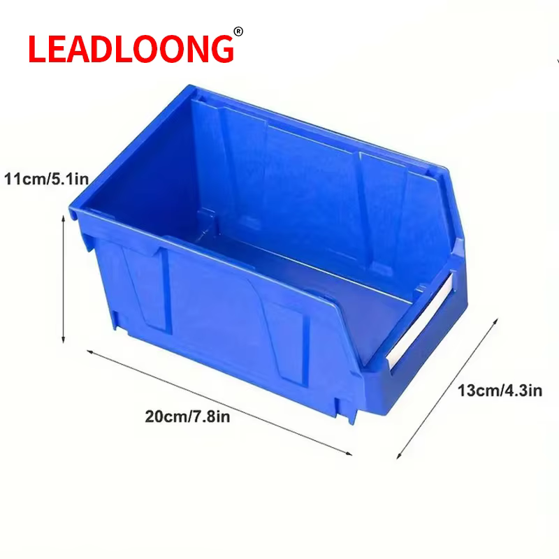 Bacs de rangement empilables en plastique