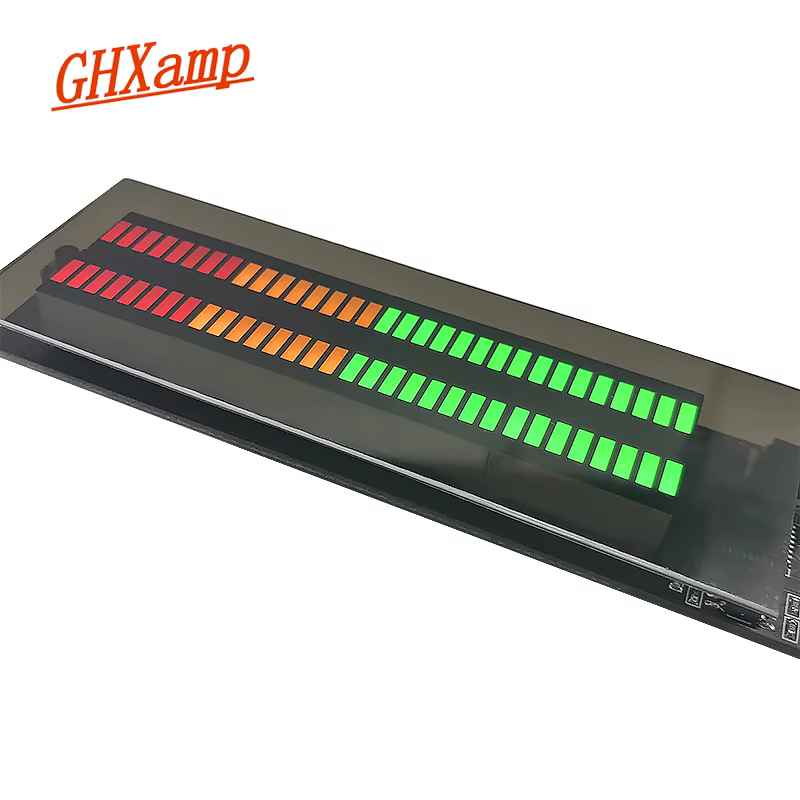 GHXAMP Amplificateur double 32 canaux avec indicateur de niveau de spectre musical LED