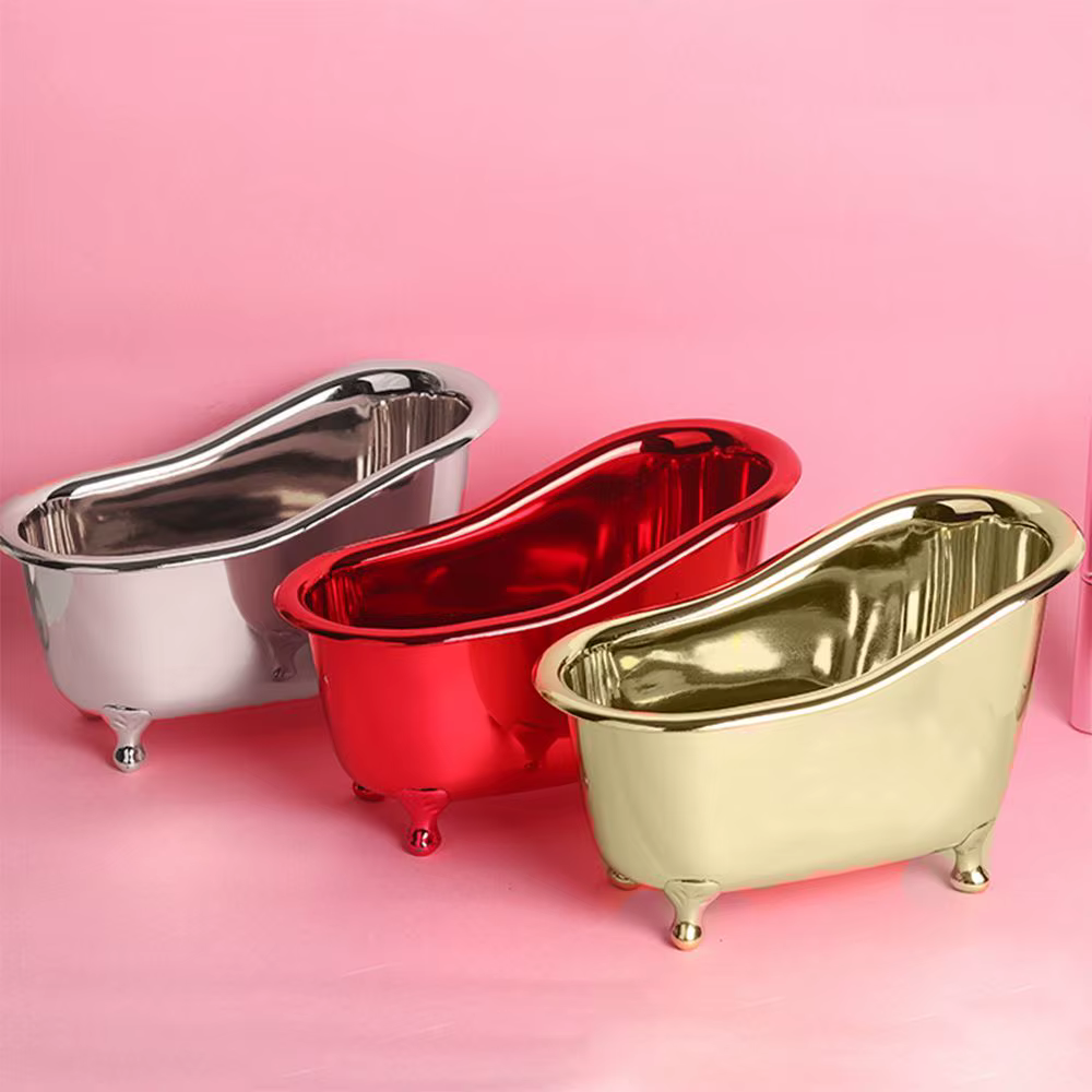 Baignoire savon grands cadeaux corbeille bijoux articles divers boîte de rangement