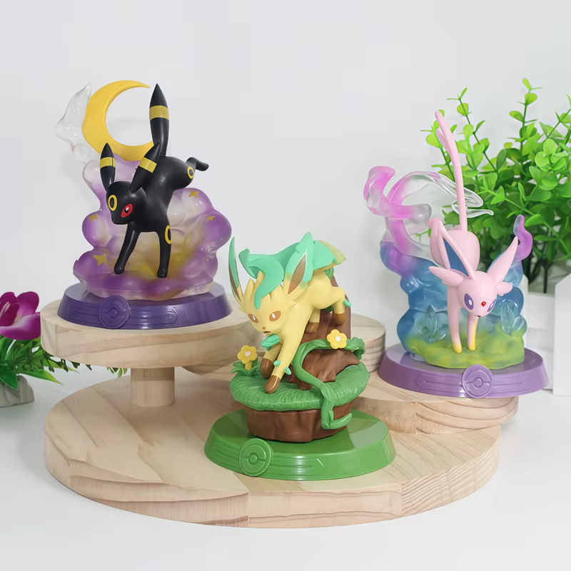 Figurine Pokemon Eeveelution Espeon Sylveon Glaceon Leafeon Vaporeon Umbreon Flareon