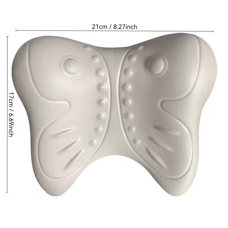 Oreiller de massage cervical – Masseur Shiatsu pour le cou et les épaules à usage domestique avec support, traction multifonctionnelle, aide à l'alignement de la colonne vertébrale