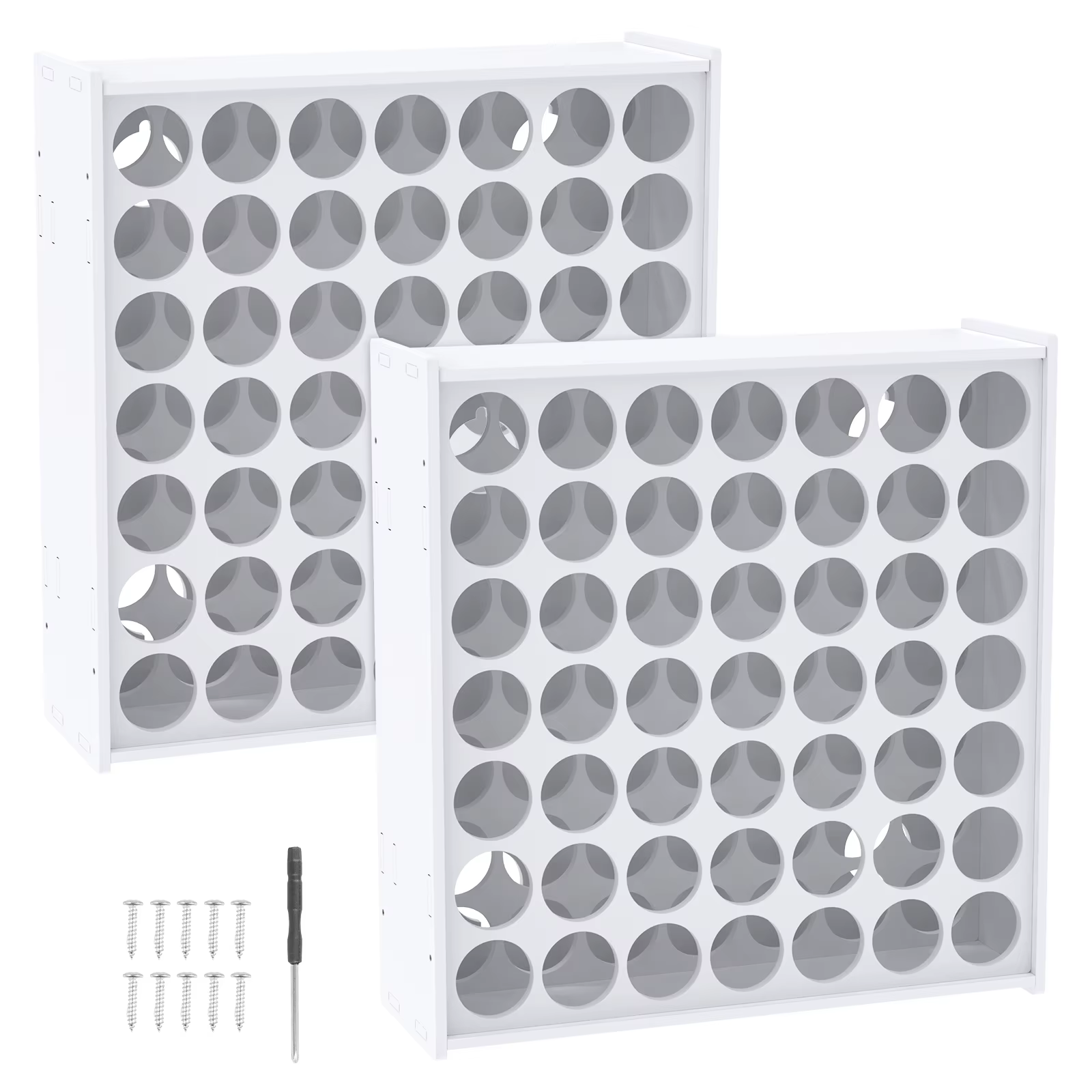 1/2 pièces support de stockage de peinture 49/72 trous organisateur
