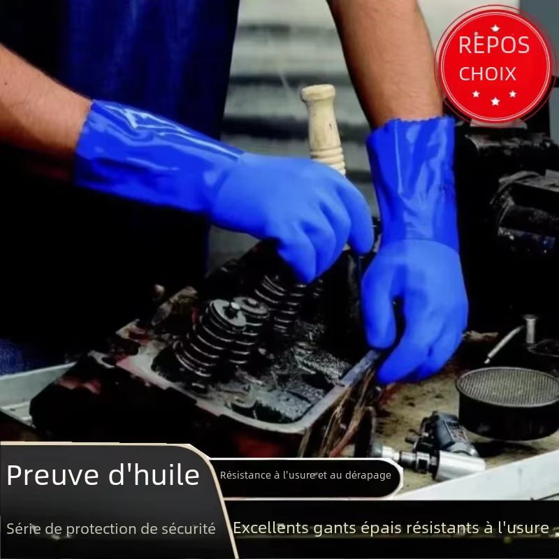 Gants industriels résistants aux produits chimiques