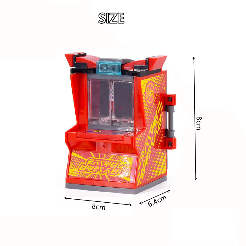 Ninja rétro Mini Console de jeu d'arcade blocs de construction KAI JAY ZANE modèle briques enfants Kits cadeau pour les enfants