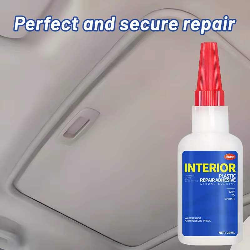 Colle professionnelle pour réparation de toit de voiture : adhésif fort imperméable à séchage rapide pour métal/plastique/caoutchouc et motos