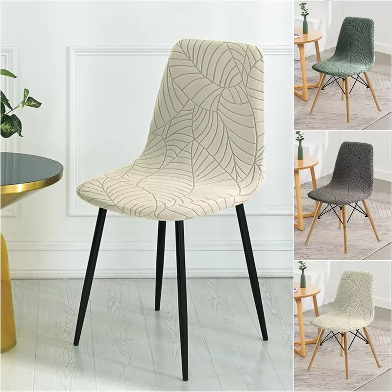 Housse de chaise en forme de coquille