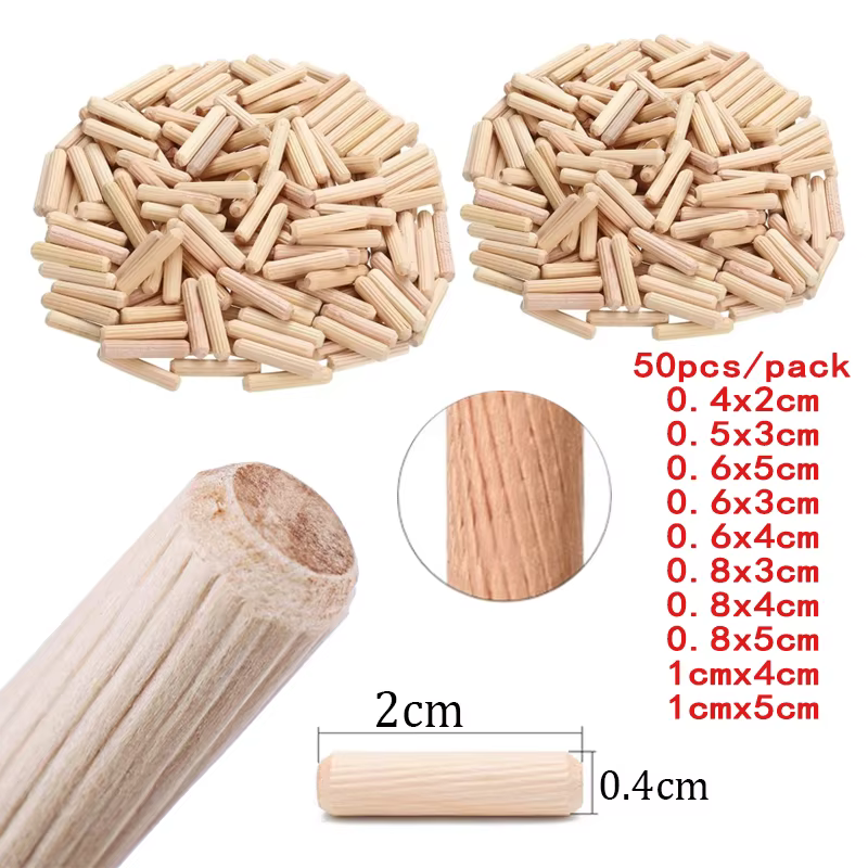 Ensemble de broches en bois pour armoire