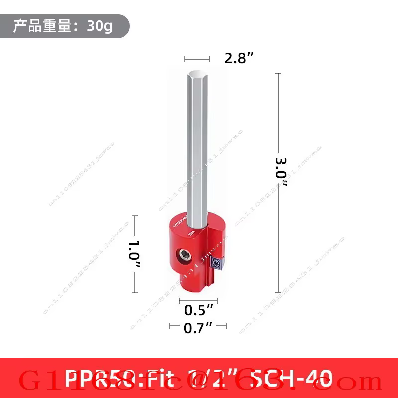 Ensemble de 8 pièces, alésoir PVC 7 pièces pour raccords de tuyaux