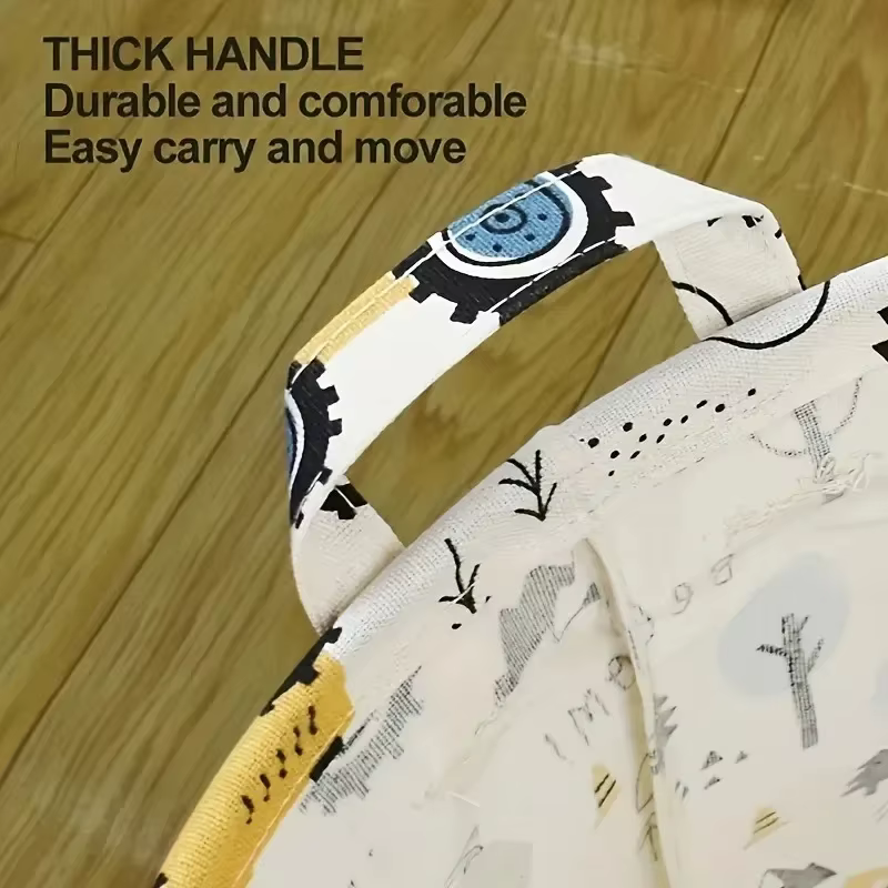 Panier de rangement pliable de grande capacité