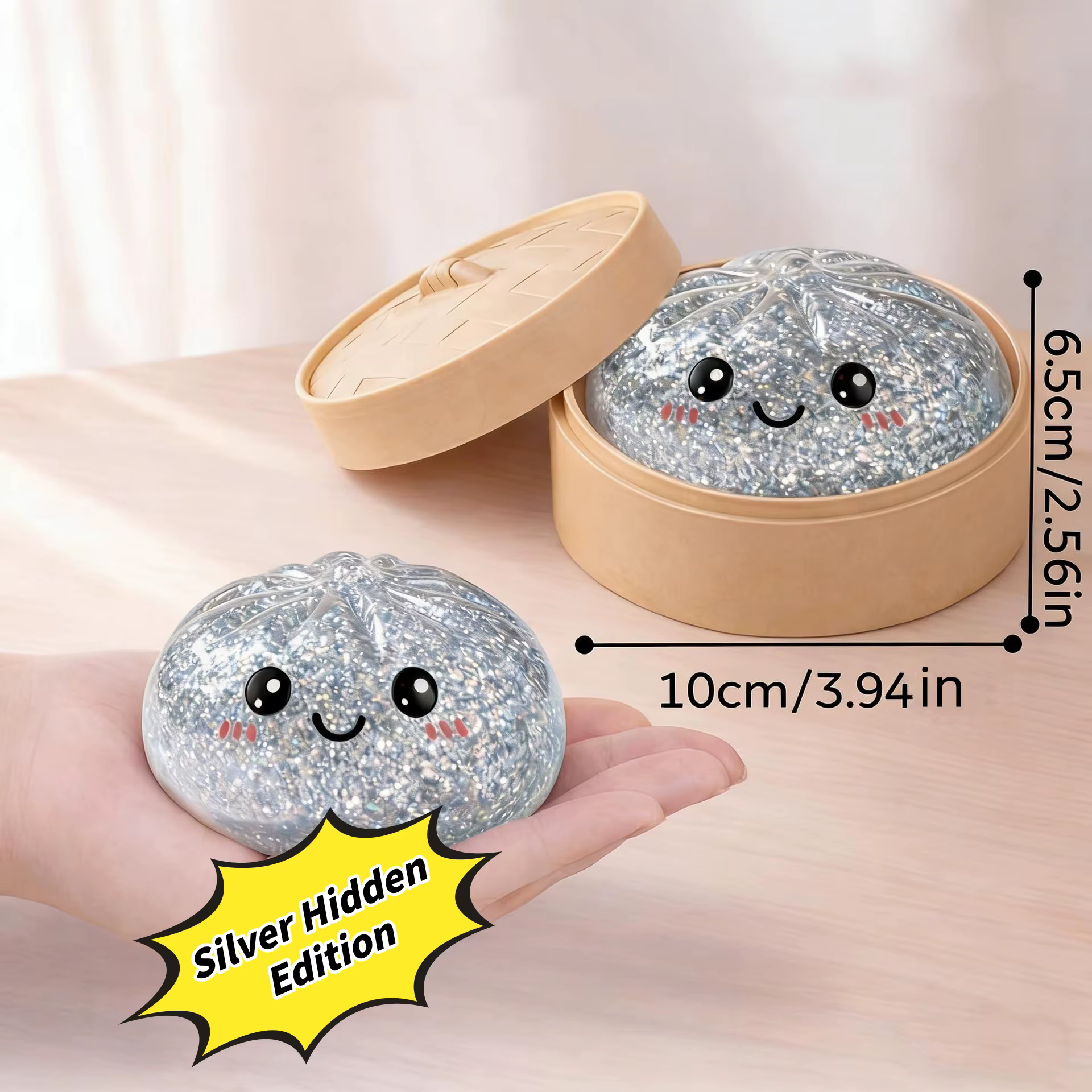Bun Blind Box : Balles anti-stress douces et colorées