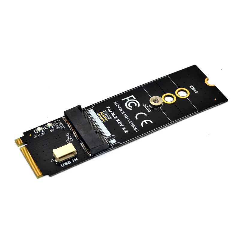 Adaptateur Wifi M.2 clé M.2 M vers emplacement clé A + E carte réseau