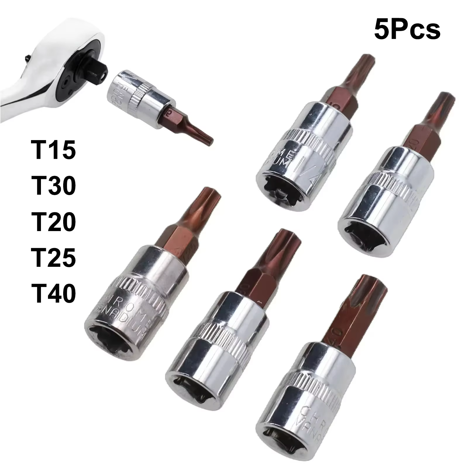 Embouts de tournevis Torx 1/4 pouces