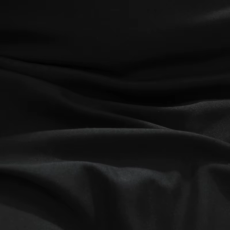 Parure de lit complète noire pour adultes, style simple, ensembles de draps doubles, simple, reine, roi, ensemble de couverture de lit, uni, document