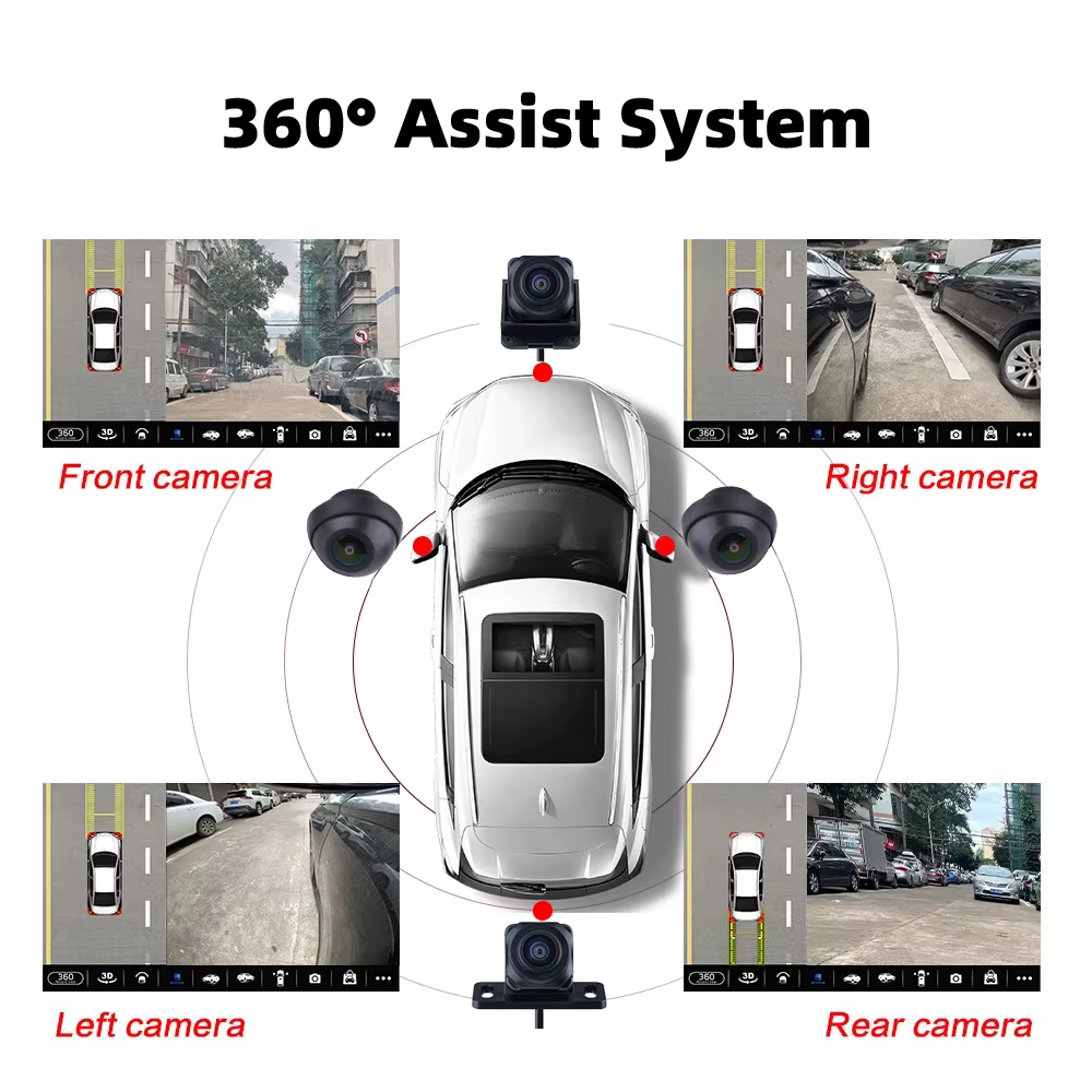 pour Android Multimédia avec Caméra 360 Android Camera 360 ° Système de vue panoramique intégré 360App HD 3D 1080p 720p