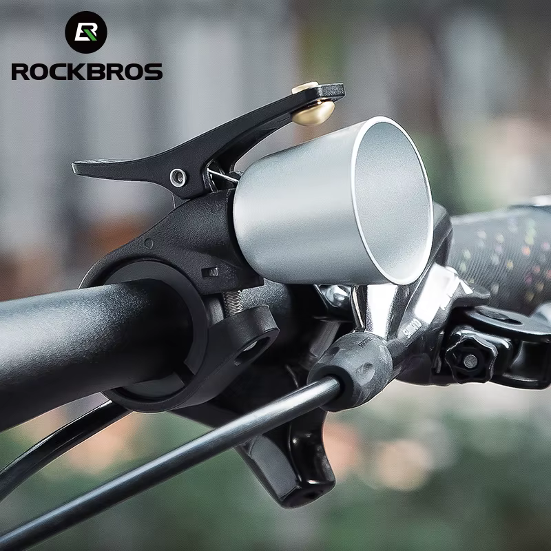 ROCKBROS sonnette de vélo vtt montagne route vélo klaxon cloche cuivre avertissement haut décibel anneau clair cloche cyclisme rétro cloche croustillante