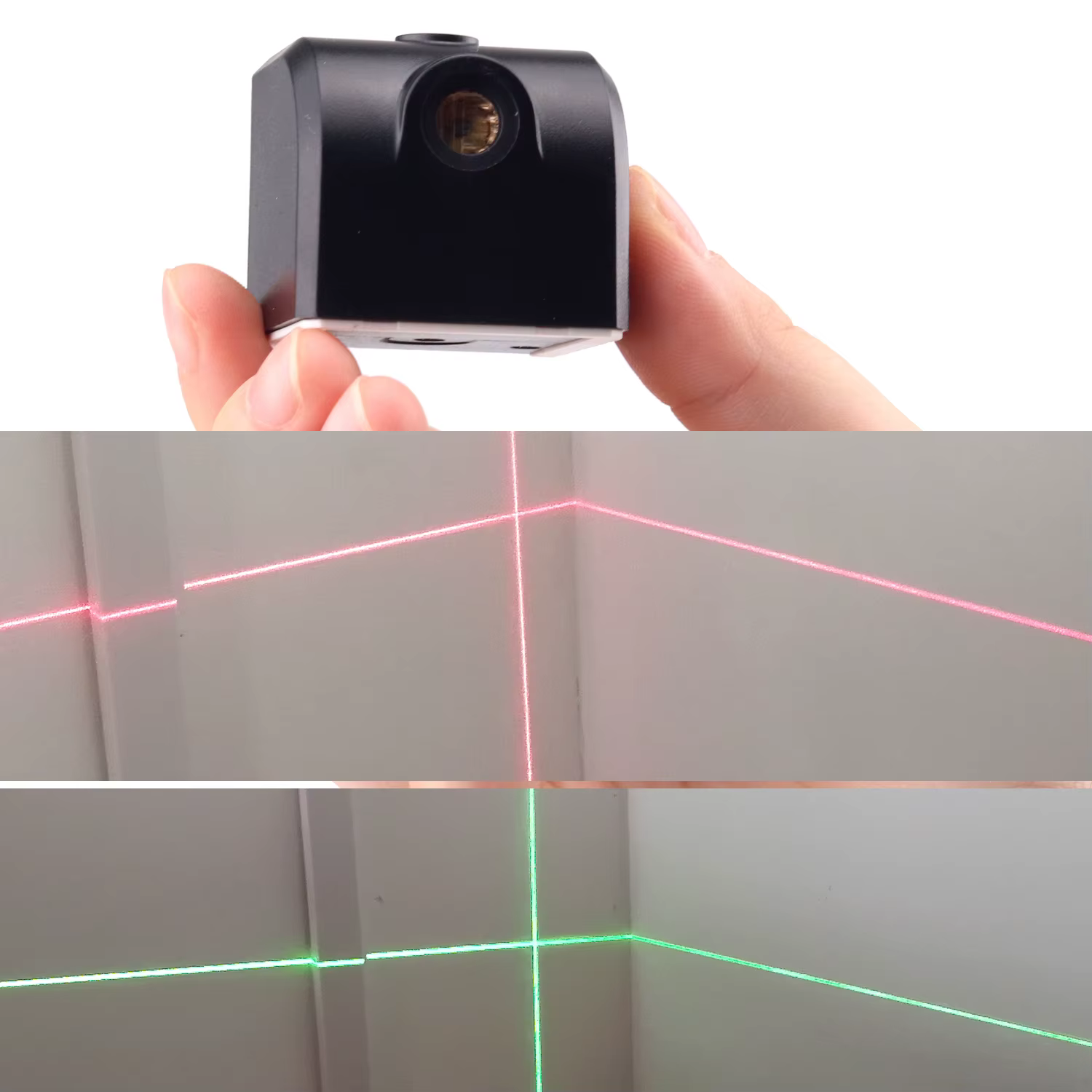 Mini compteur de niveaux Laser rouge croisé Portable
