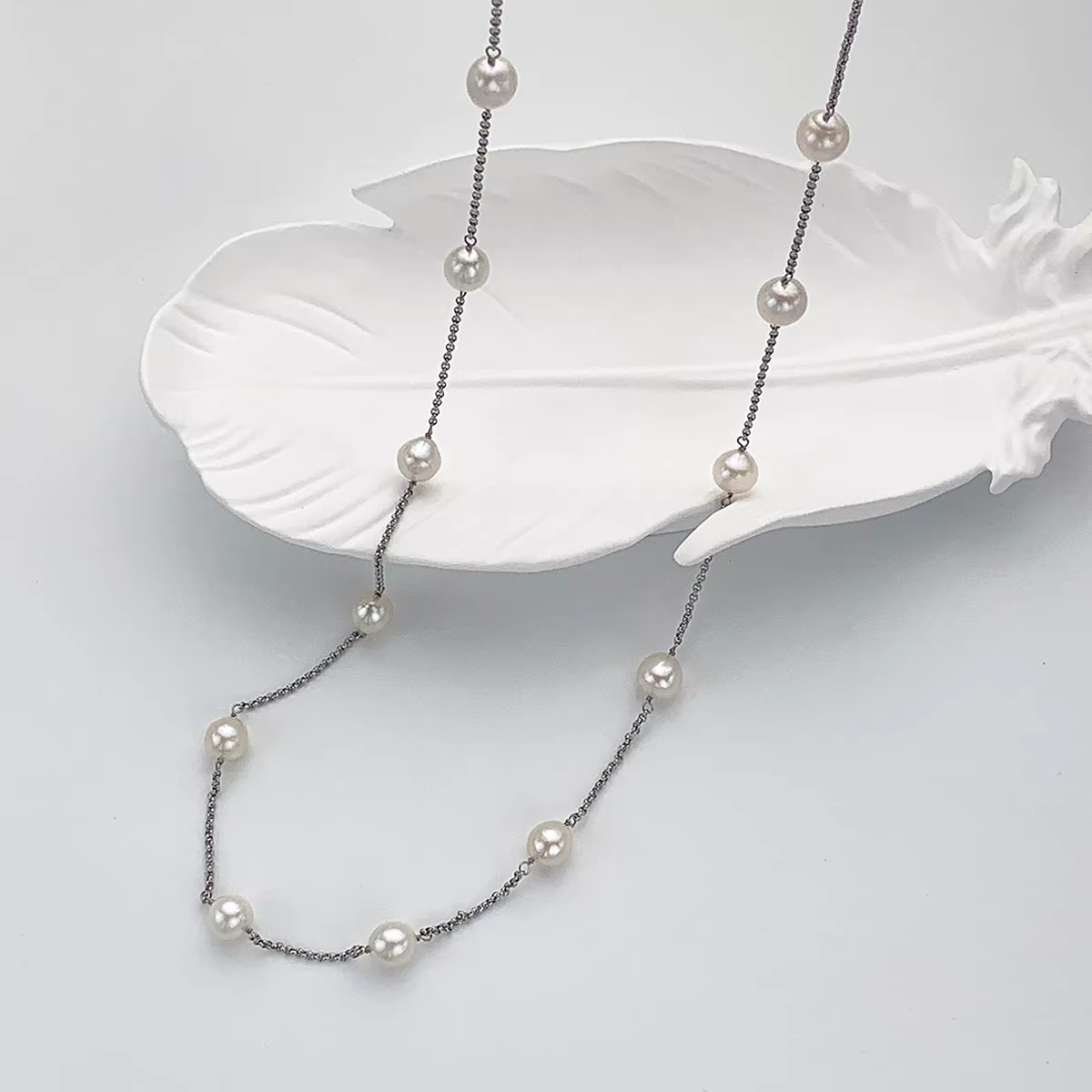 Collier de perles d'eau douce naturelles