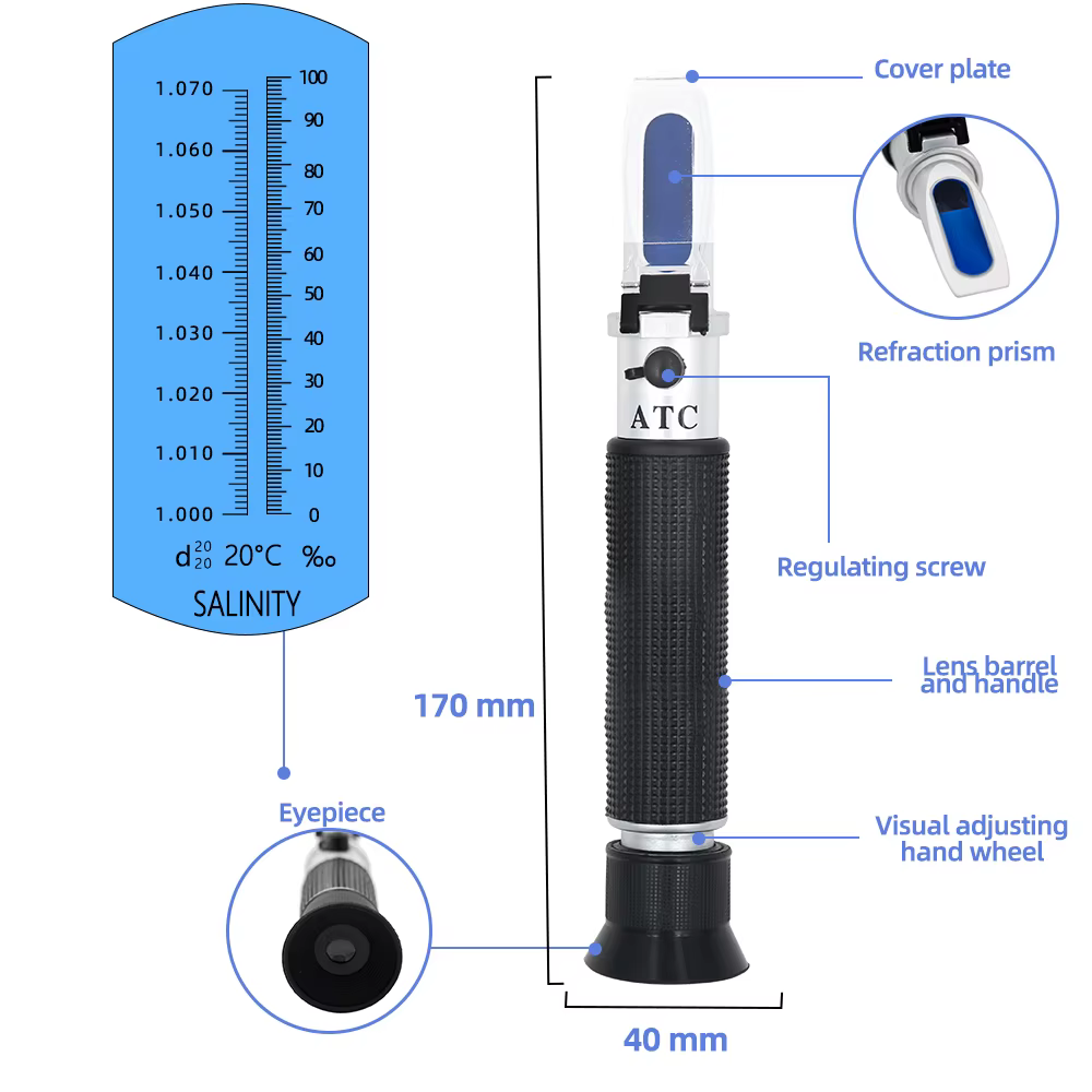 Réfractomcirculation automatique ATC pour test d'eau