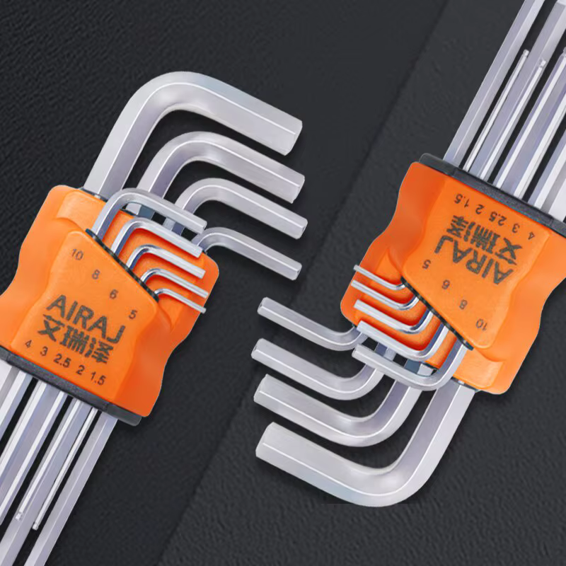 AIRAJ Allen Wrench Set Clé Hexagonale Multifonctionnel Bras Court Outil Clé Universelle