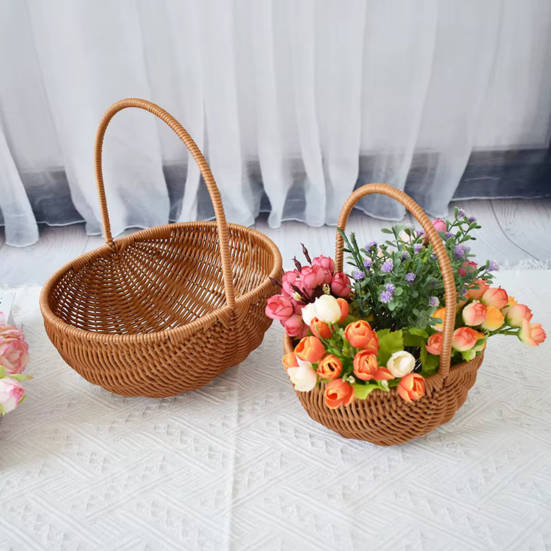 Panier de rangement tissé à la main