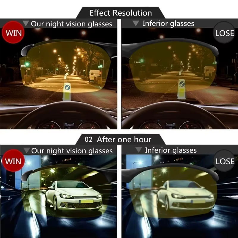 Lunettes de Vision nocturne pour hommes