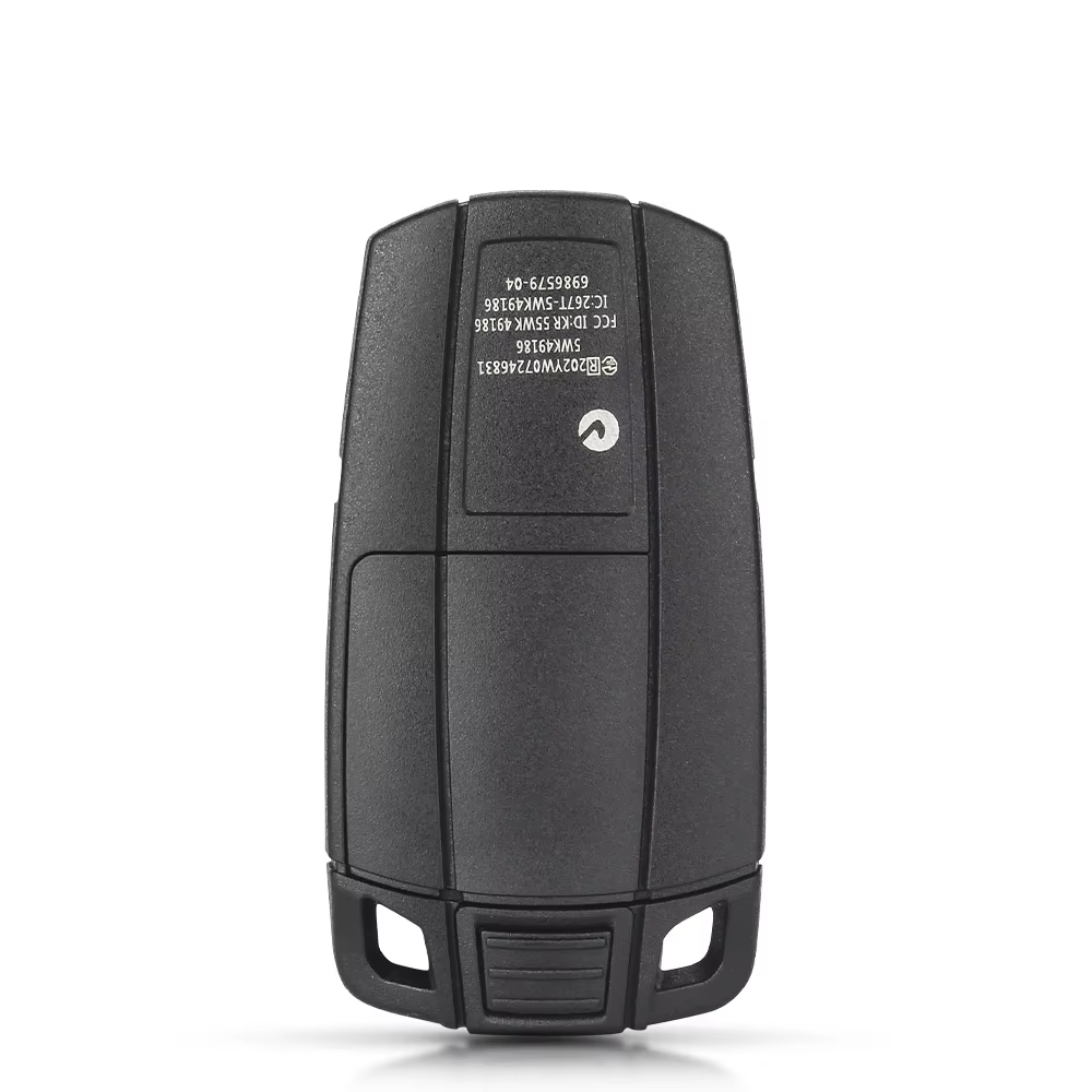 KEYYOU pour BMW 1 3 5 6 série E90 E91 E92 E60 télécommande 3 boutons coque de clé de voiture lame intelligente Fob housse