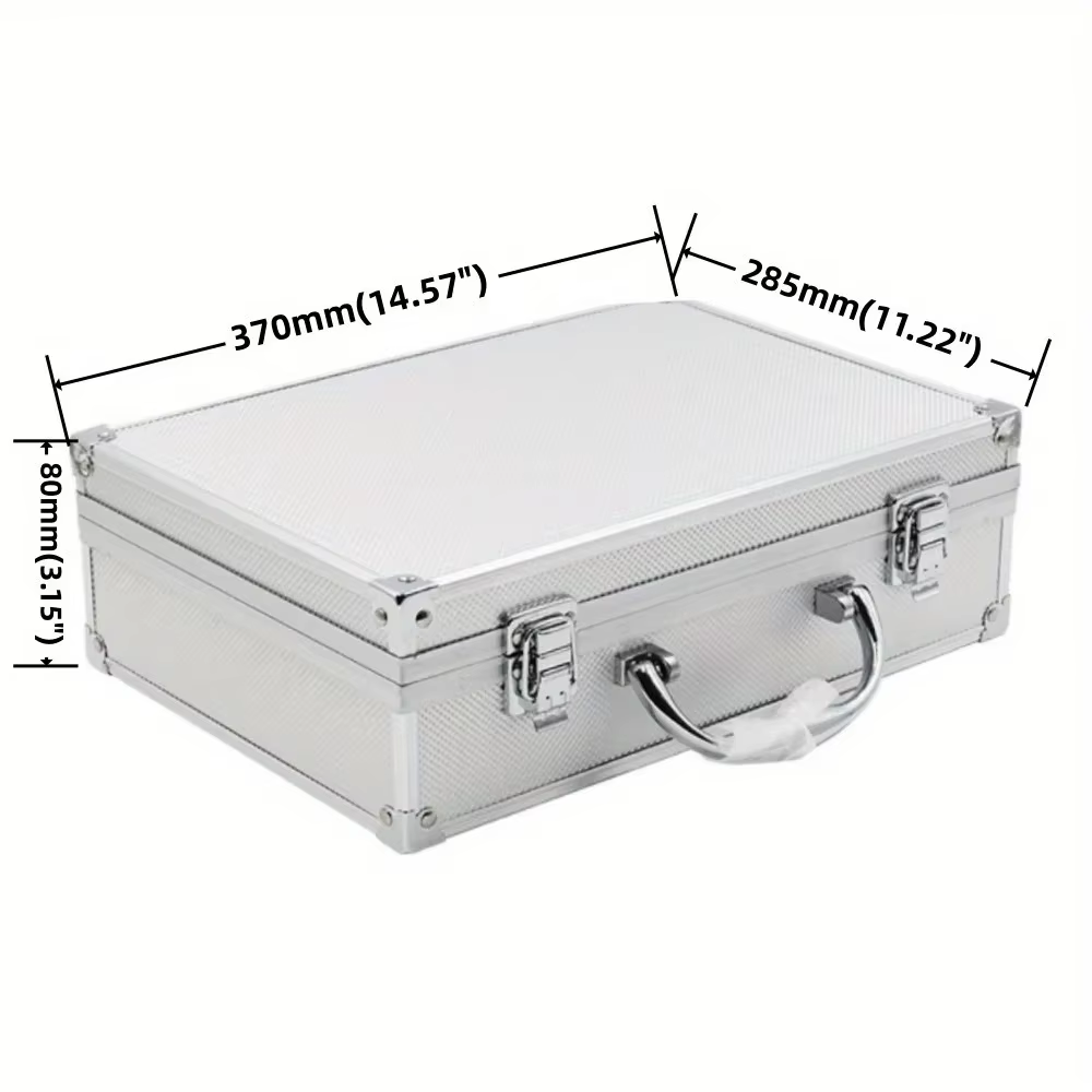 DONBox-Mallette de rangement portable en aluminium pour équipement de sécurité