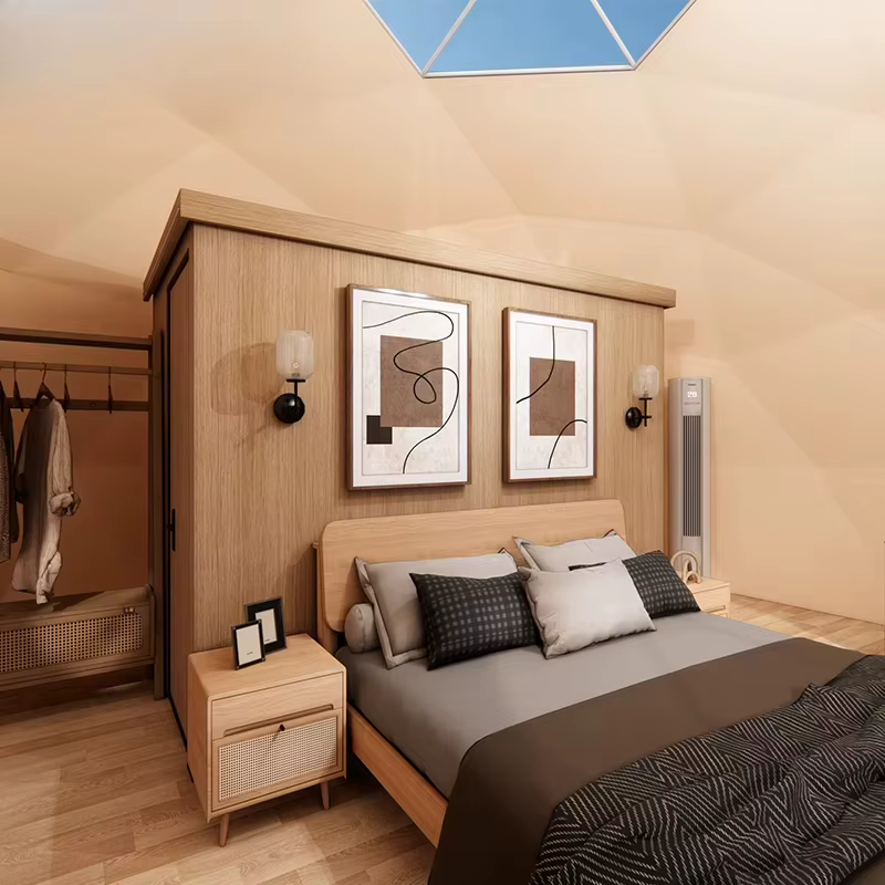 Tente Dôme en PVC Personnalisée pour Glamping Extérieur et Hôtels, Vente en Gros Usine, Toutes Saisons