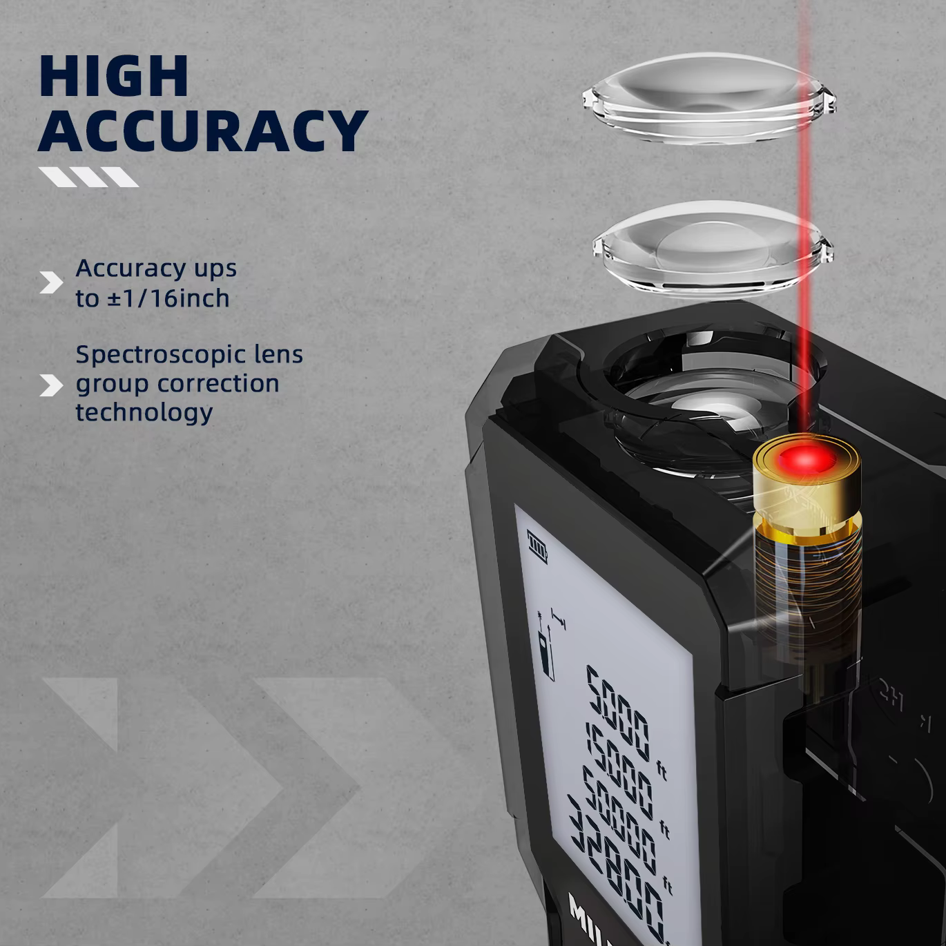 MILESEEY télémètre Laser D5T Bluetooth ruban à mesurer