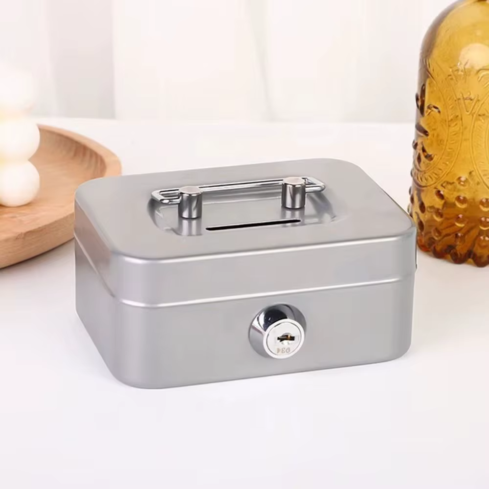 Mini tirelire verrouillable avec clé