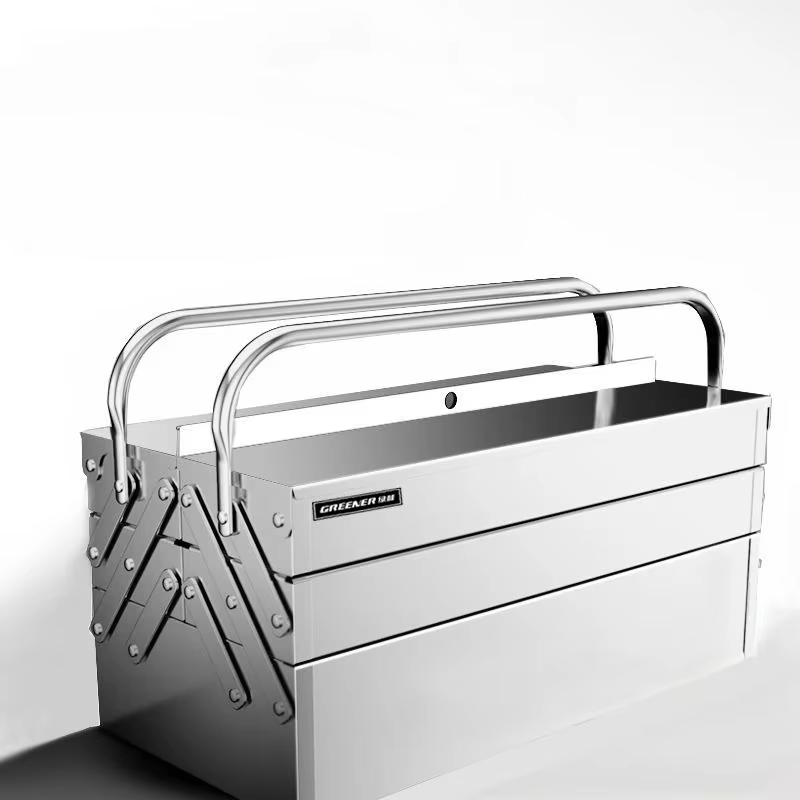 EvaluTool-Boîte de rangement mécanique en acier inoxydable