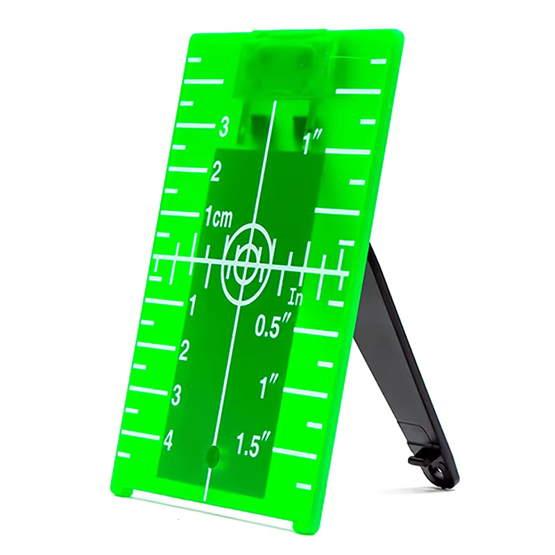 Plaque de carte cible Laser en plastique pour niveau