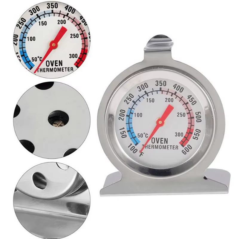 Thermomètre universel pour four en acier inoxydable