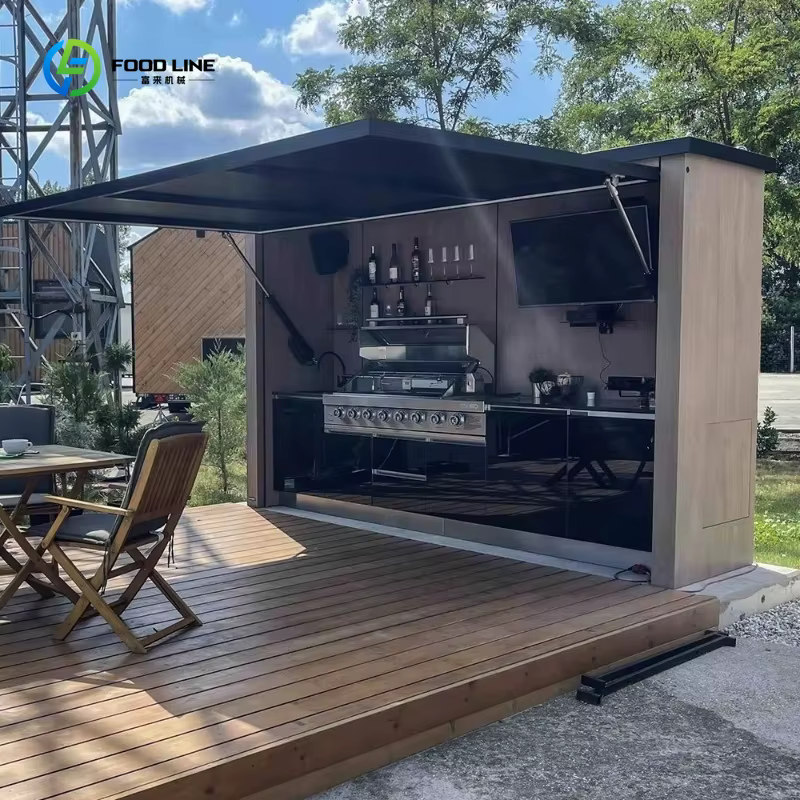 Abri de barbecue extérieur coupe-vent personnalisé