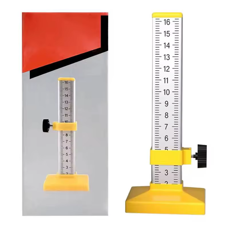 Règle d'ingénieur en alliage d'aluminium de haute précision 0-160mm avec nivellement de carrelage à bulles horizontales réglable