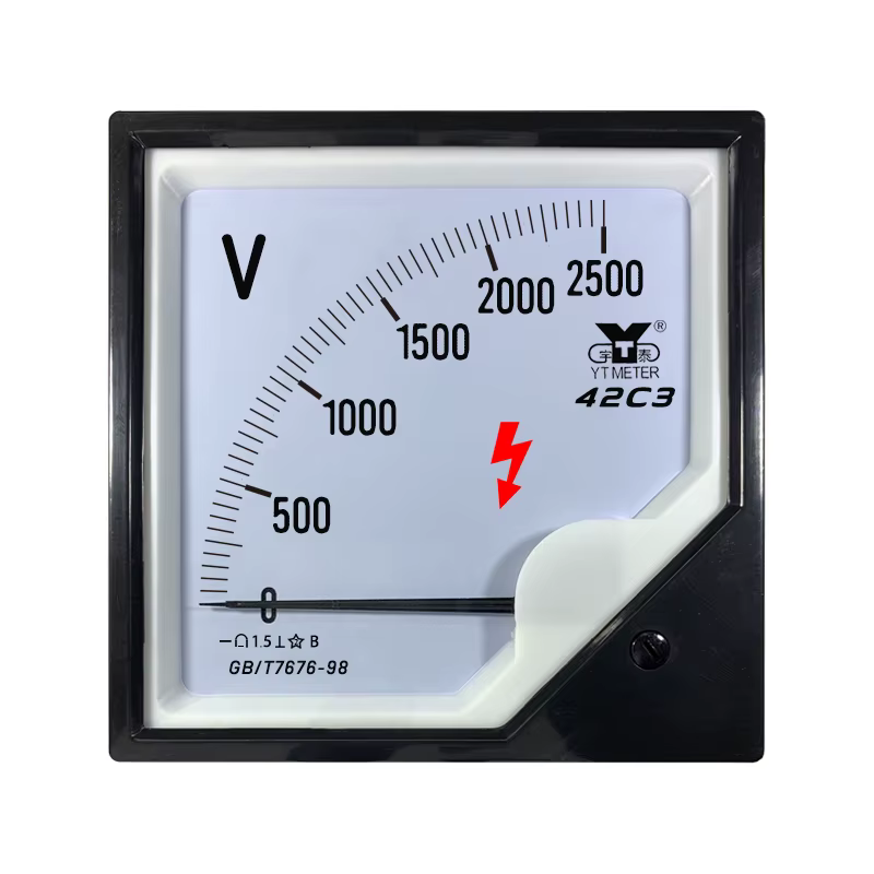Voltmètre haute tension CC 42C3 1000V 1200V 1500V 2000V 2500V 3000V Iasrumatt Installation pour UE directe 1kV 2KV 3KV Insalsati