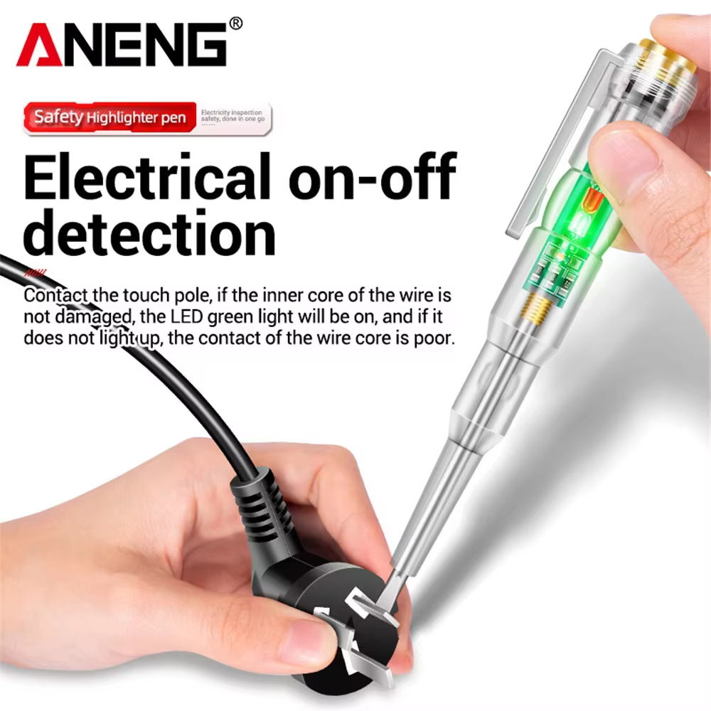 Tournevis électrique testeur stylo B14 universel 24-250V tension induit sonde avec voyant lumineux
