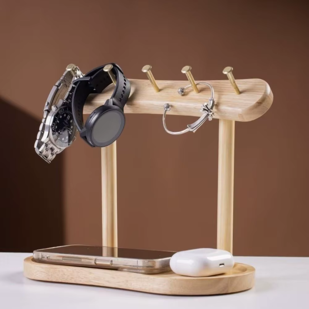 Support de rangement pour clés en bois