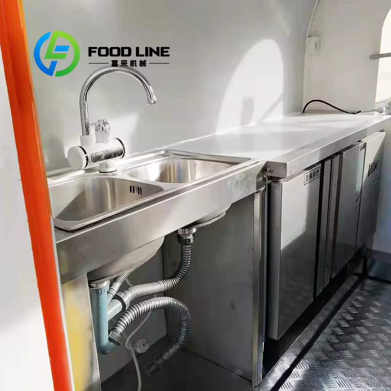 Remorque électrique compacte sur mesure pour chariot alimentaire