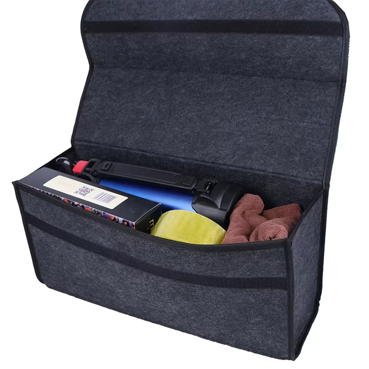 Boîte de rangement en feutre pour voiture