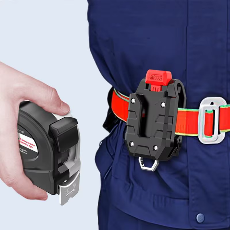 Clip de ceinture universel à fixation rapide pour ruban à mesurer numérique et laser
