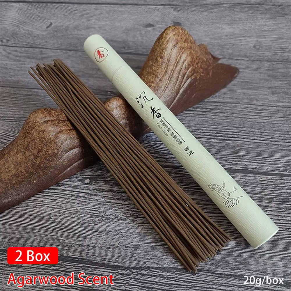 1/2 boîte de bâtonnets d'encens au parfum de bois de santal et d'armoise