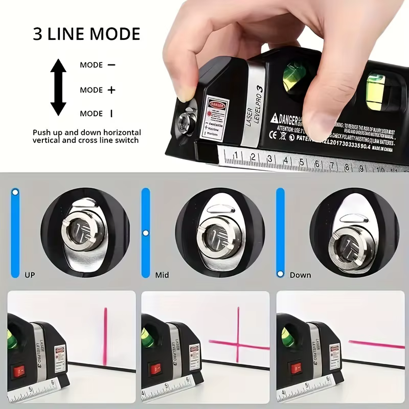HOMEFISH – outil de ligne de niveau Laser facile à utiliser