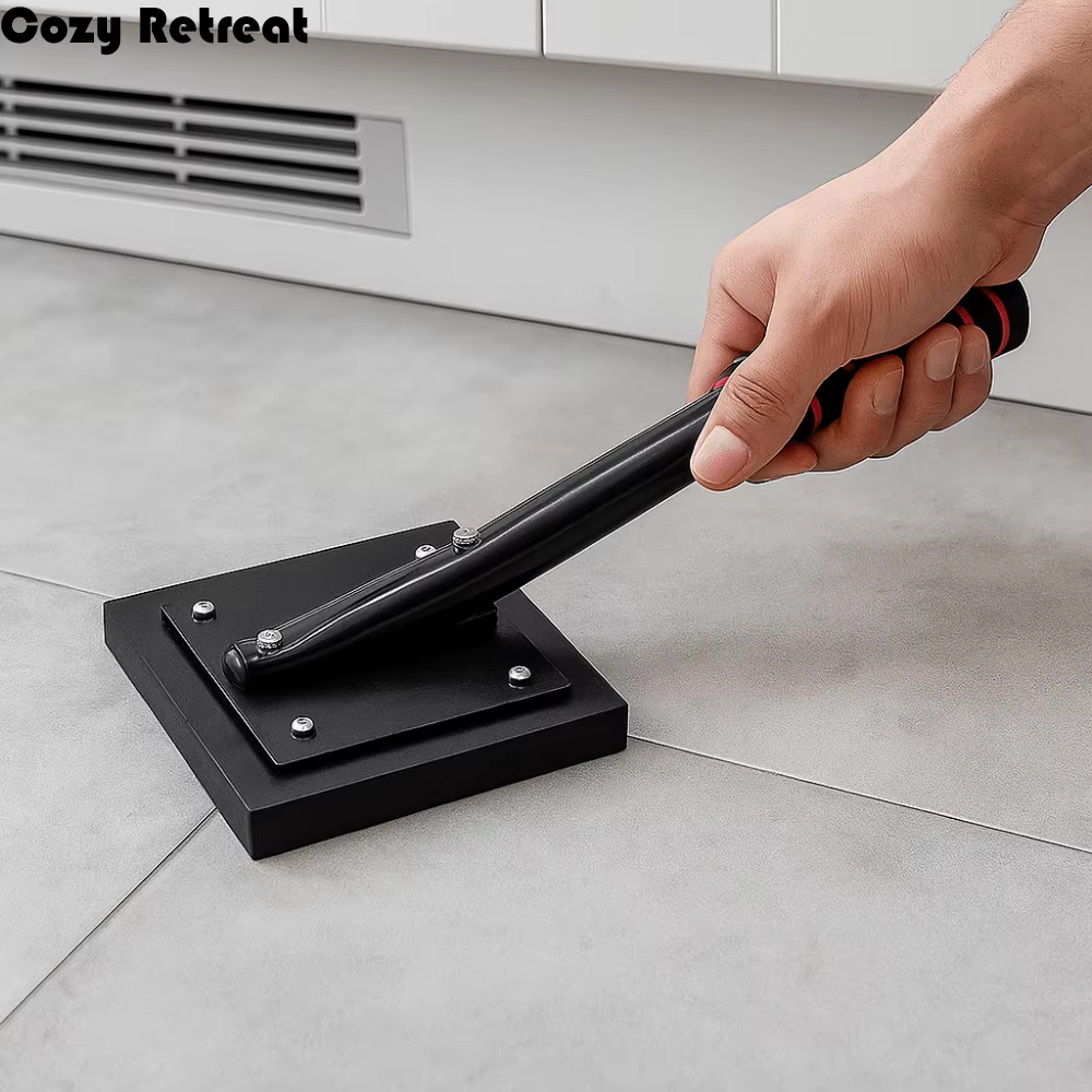 Marteau de carrelage ergonomique à base en bois et tête en caoutchouc